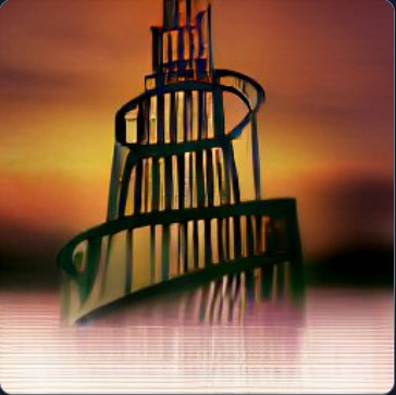 image generated with AI craiyon prompt photorealistic high definition Tatlin Tower Tower Babel abstract