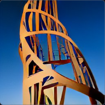 image generated with AI craiyon prompt high definition Tatlin Tower Tower Babel abstract